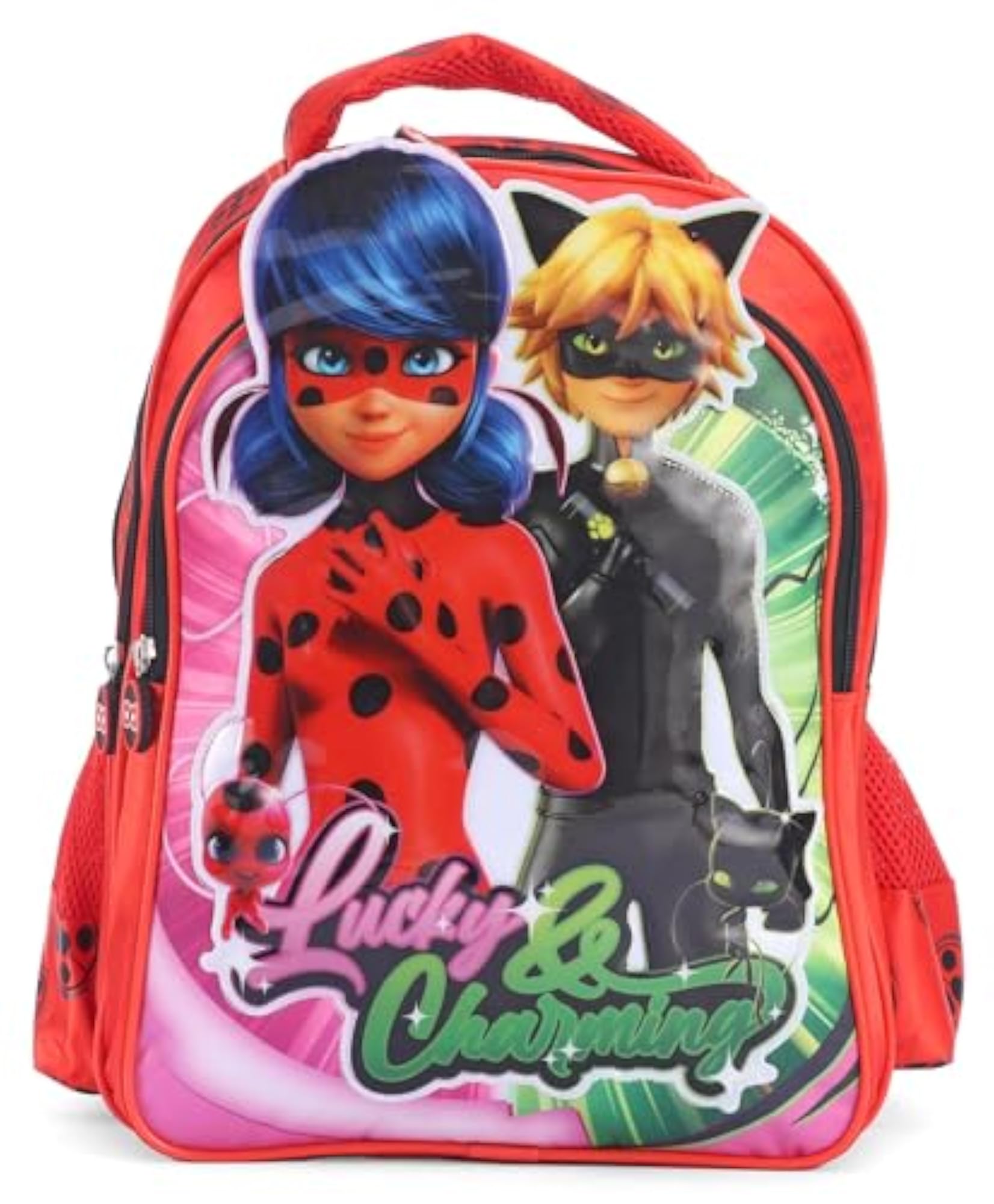 Kids' Lightweight Durable Miraculous School Backpack with Spacious Compartments