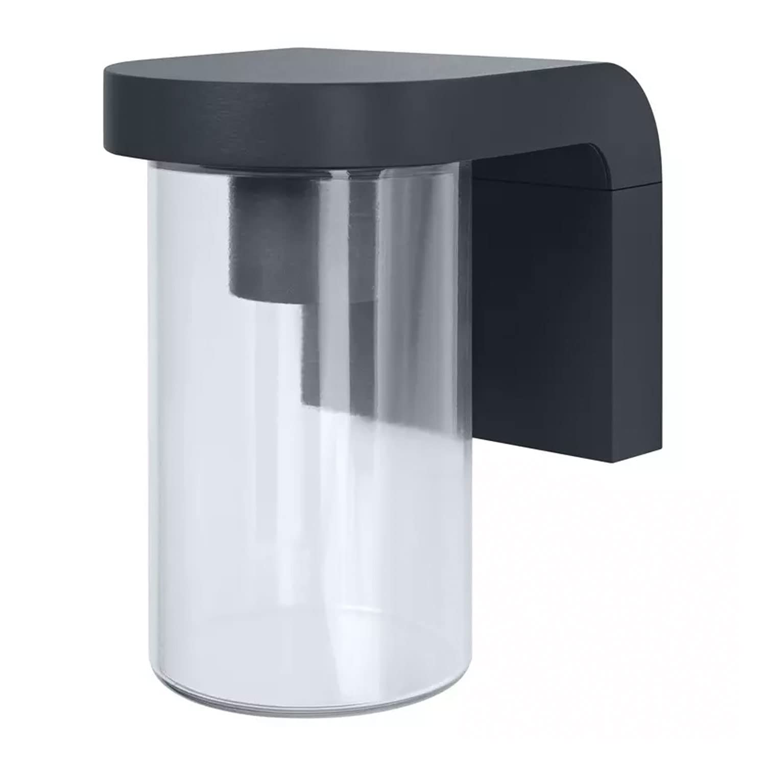 LEDVANCE LED Wandleuchte für 1x E27 Leuchtmittel, Design Leuchte in moderner Optik für direkte Beleuchtung, aus hochwertigem Aluminium und klarem Glas, ENDURA CLASSIC CASCADE Wall E27 CLR