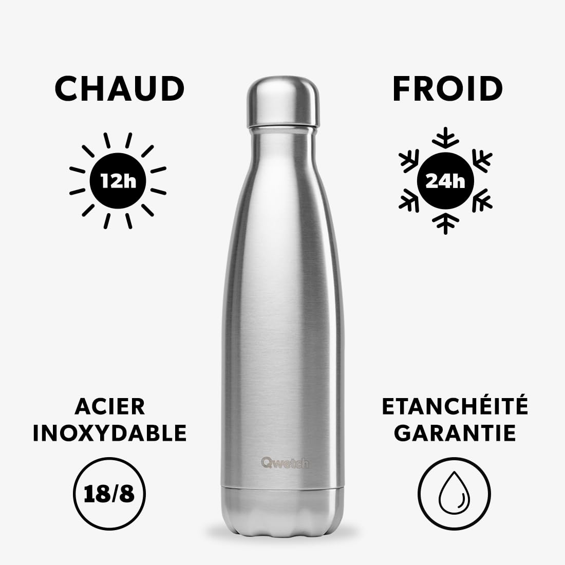 Botella Térmica Bkind De Acero Inoxidable De 500 Ml, Fría 24 Horas Caliente 12 Horas Color Bkind Royal Blue