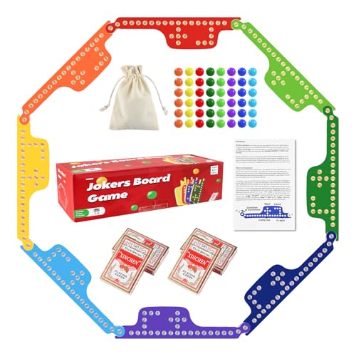 Juego de Mesa Pegs and Jokers con Tableros y Cartas miniatura 1