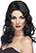 Produktbild Smiffys, Damen Glamour Perücke mit Locken, One Size, Schwarz, 42146