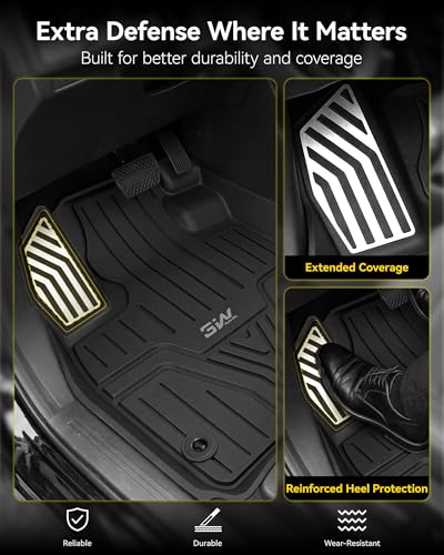 3W Floor Mats for Honda CR-V 2023-2026
