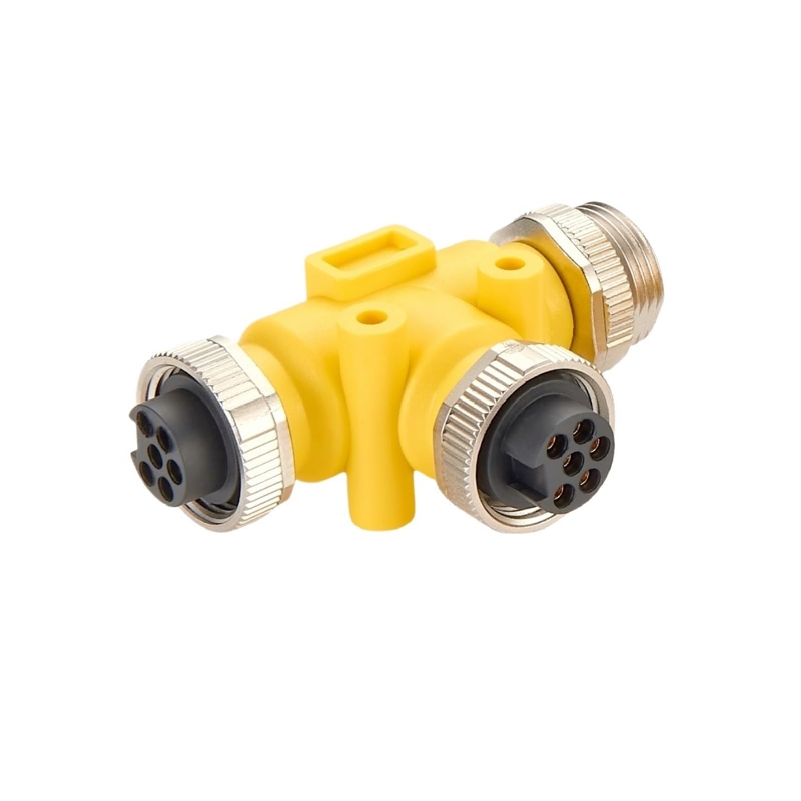Conector circular industrial de 6 polos macho a hembra de 7/8"-16UNF T
