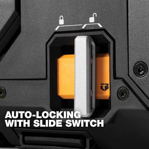 Image of ToughBuilt StackTech Large Tool Box with Auto-Locking Interface, Self-Aligning Top, One-Hand Latch, Accessory Rails, Lock Points & IP65 Protection