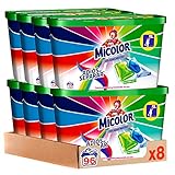 Las cápsulsas detergentes de Micolor Adiós al Separar Fáciles de transportar y de almacenar. Los packs son menos pesados y más cómodosocuparán menos en tu bolsa de la compra y en casa