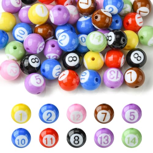 Perles en plastique ABS blanches pour la fabrication de bijoux colliers et bracelets DIY Stiesy