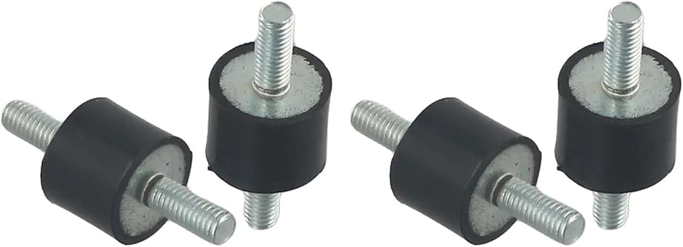 Effective 4X Rubber Buffer Set Vibration Damper SIent Block Rubber Metal Buffer M5 M6 M8 for Radio equipme and InstrumentsM5