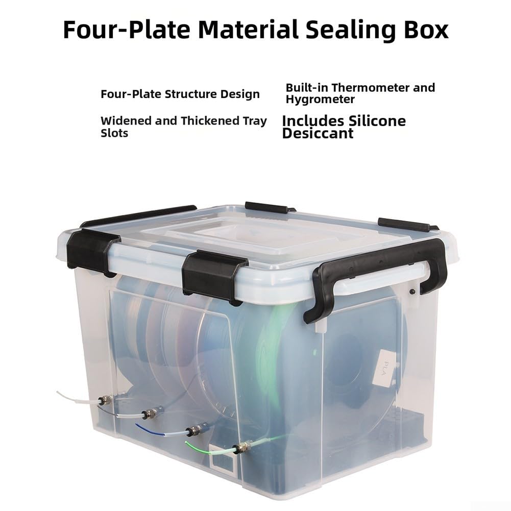 Caja de secado de filamentos para impresora 3D, 44 x 30 cm, a prueba de humedad