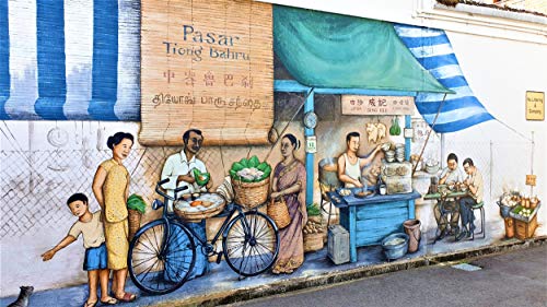 Singapore's charming first public housing estate neighborhood & foodie destination of Tiong Bahru