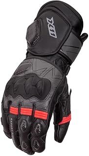 Luva X11 Racer 2 Cano Longo em Couro Com Proteção Motociclista Motoqueiro GGG