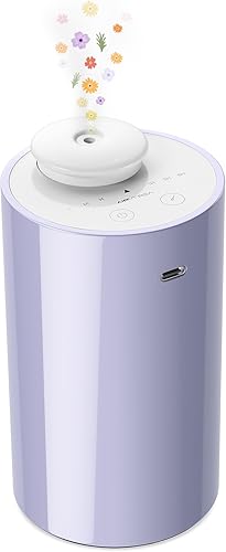 Miniatura 12 de Airversa Difusor sin agua para aceite esencial, difusor de automóvil, nebulizador a batería, 0.7 onzas líquidas, mini máquina de aire de aroma, 3