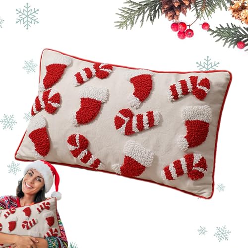 Housse de coussin de Noël pour canapé et salon chaleureux - 8