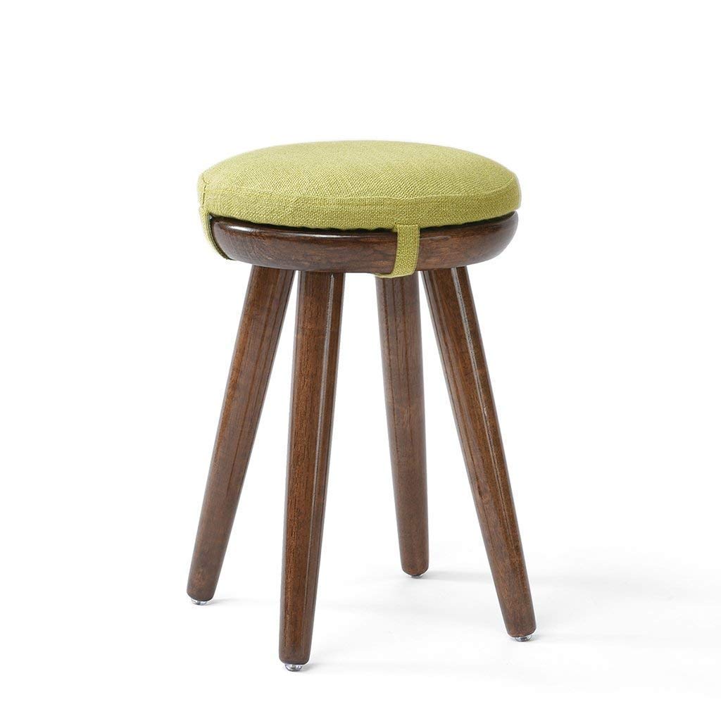 Footstool Household seat, Wooden Sofa Stool Padded, Living Room Small Stool Fabric Bench Practical furniture (Color : B2)