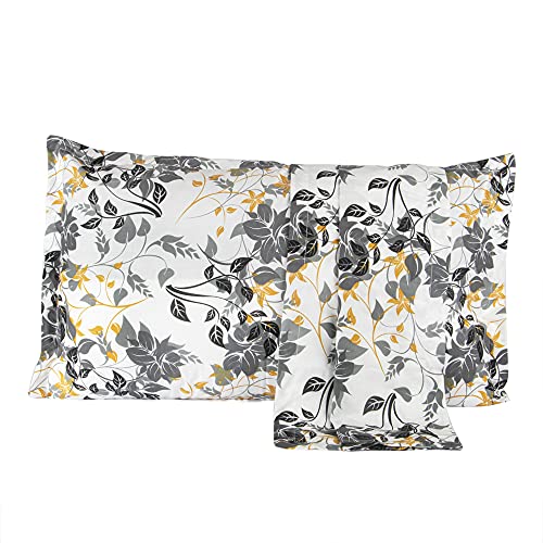 Image of Wakefit 100% Cotton Pillow Cover Set of 2 | 144 TC Soft & Breathable Pillow Cases | Standard Size 18 x 27 Inch | Skin Friendly, Durable Stitching & Gentle Machine Washable | Autumn Sunset