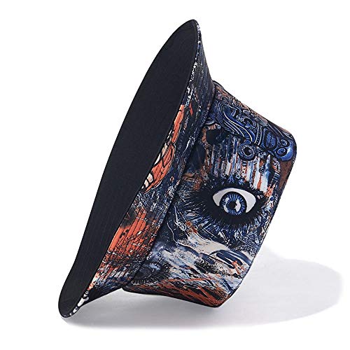 Image of Quanhaigou Bucket Hat for Men Women,Packable Reversible Printed Sun Hats,Fisherman Outdoor Summer Travel Hiking Beach Caps