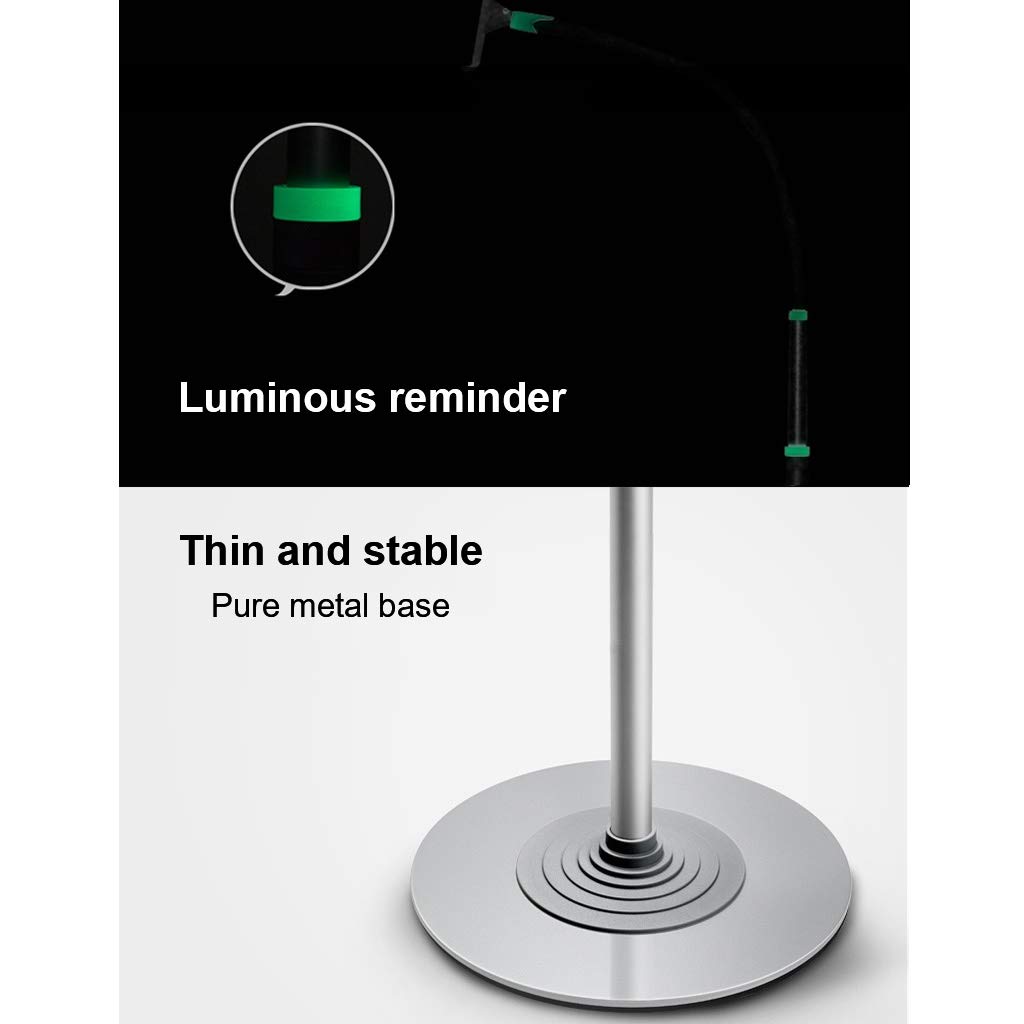 Soporte ajustable para teléfono móvil y tableta con rotación de 360 grados para visualización manos libres