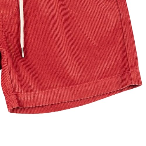 Shorts casuales de pana para hombre talla Medium miniatura 4