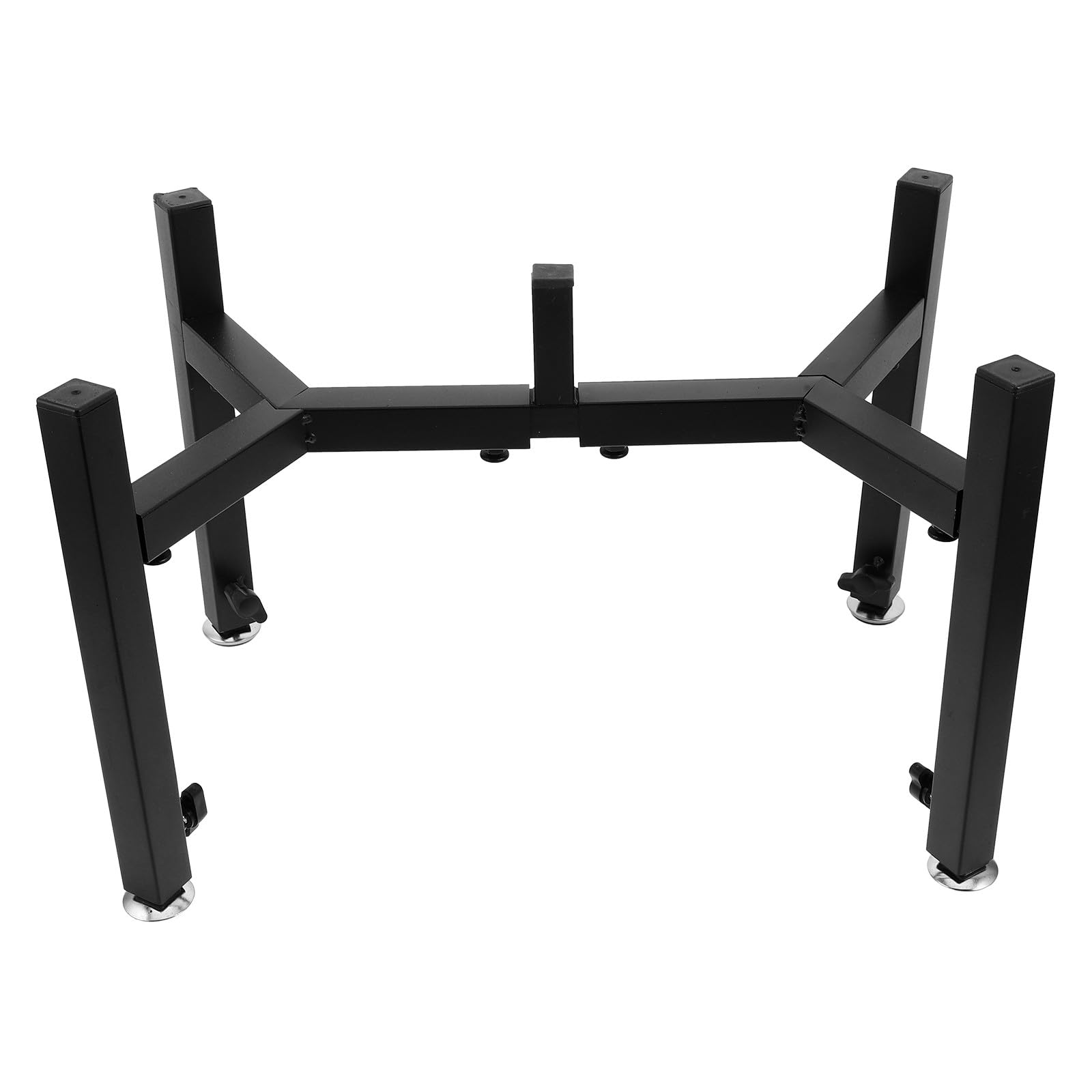 Soporte Ajustable para Comederos Elevados de Acero Inoxidable Doble Cuenco para Perros, Plataforma Estable y Diseño Ergonómico para Camping y Exteriores