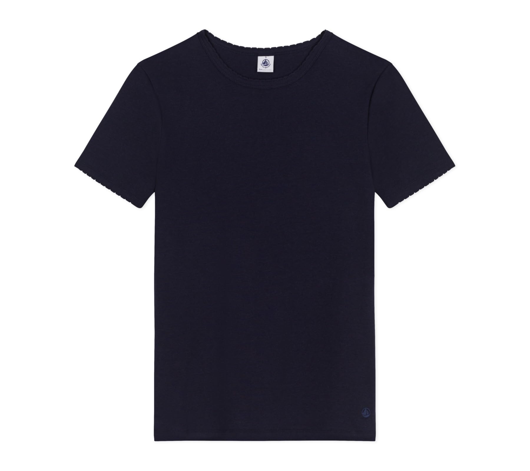 Petit Bateau Women’s A0d4b Short Sleeve T-Shirt, Blue, XS