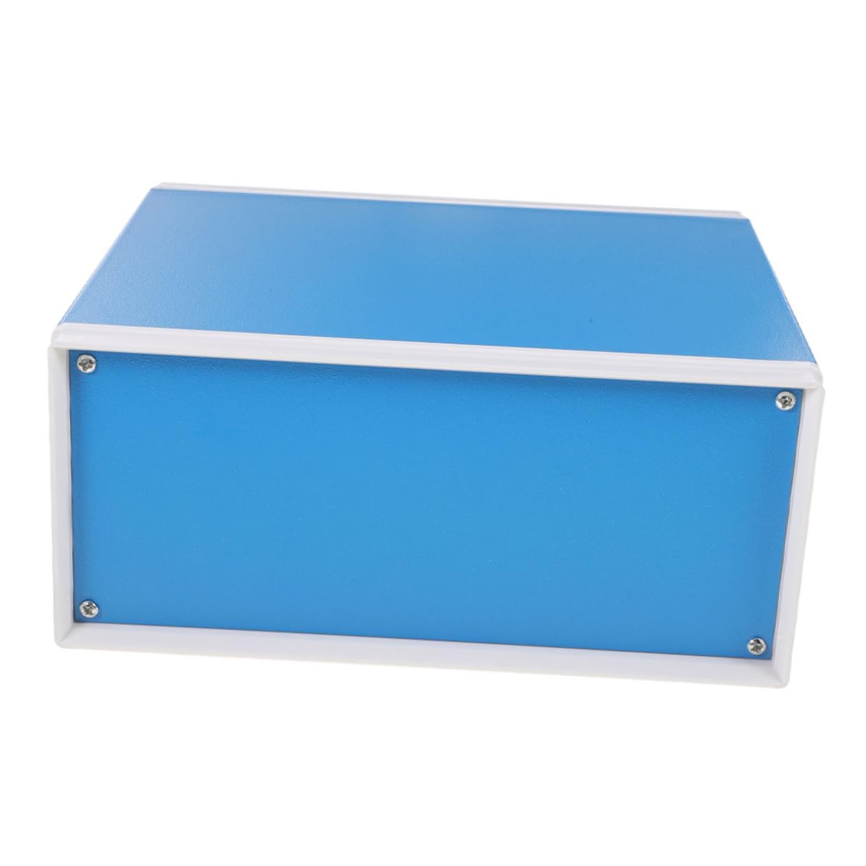 Caja de Conexiones Metálica Au-6 Azul para Proyectos Electrónicos