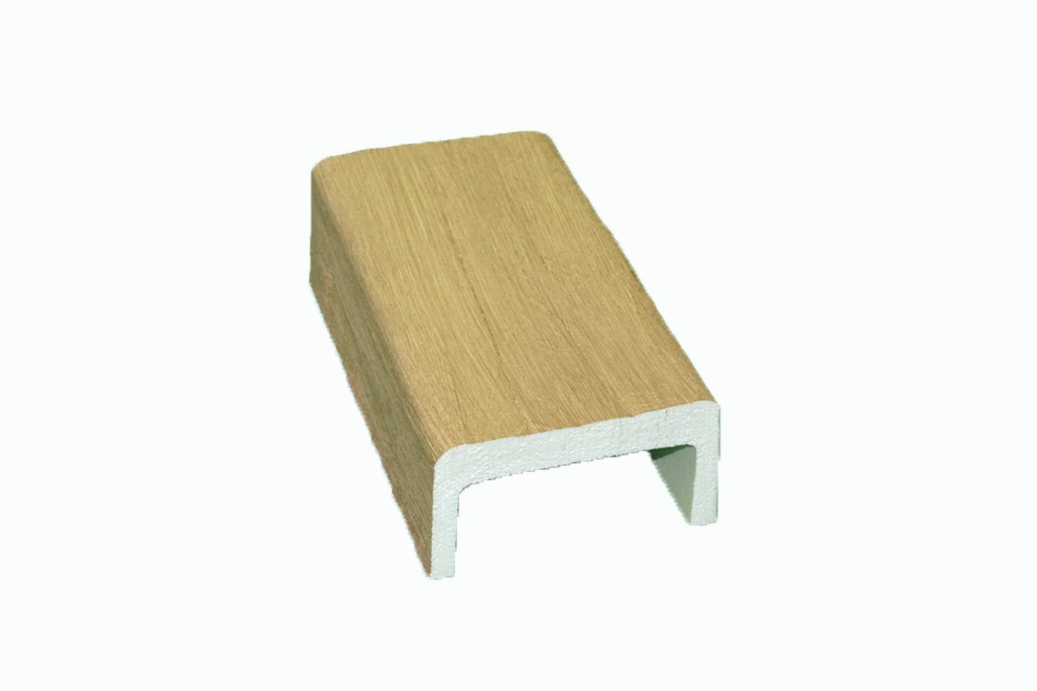 Viga de poliuretano 300x14,5x8 Castaño