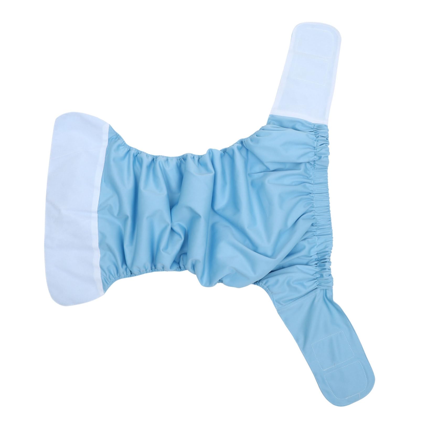 FRCOLOR Men Diapers Reusable Adult Cloth Diapers Elastic Waistband Comfortable Fit Breathable Absorbent for Elderly