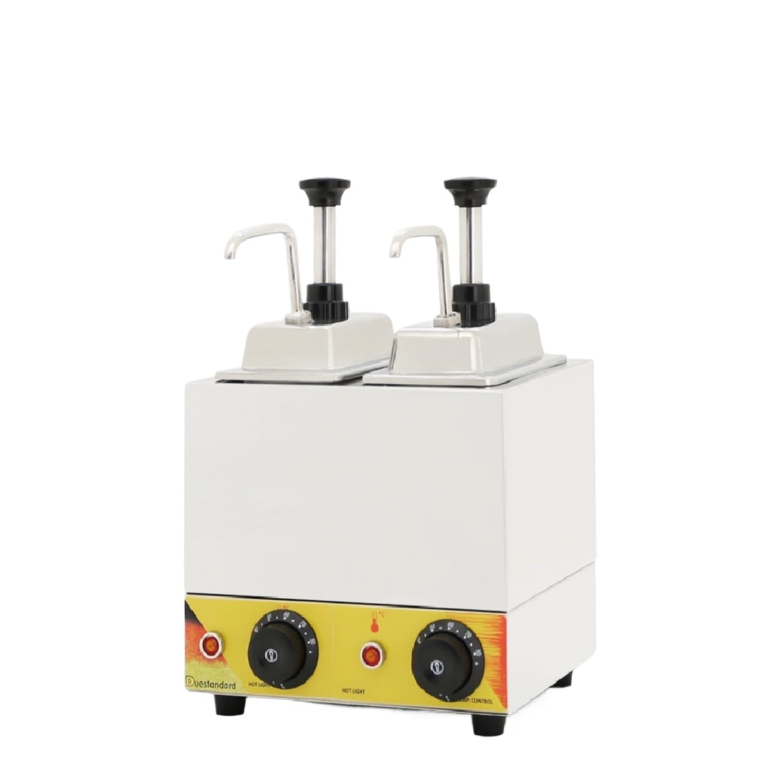 Gqnblvhzupdm Silver Syrup Machine, Np-327 Industrial Commercial Kitchen Restaurant Buffet Pump Electric Stainless Steel Sauce Dispenser(2)