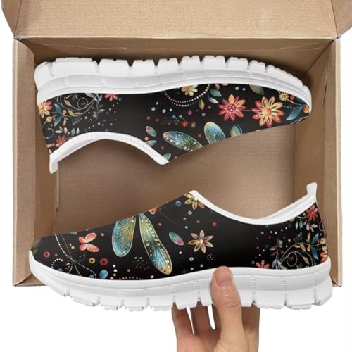Jeiento Walking Shoes for Women Loafers Casual Shoes DailyShoes Outdoor Breathable Mesh Workout Sneakers Soft Flat Shoes 5