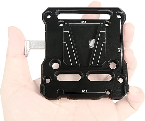 Miniatura 5 de NICEYRIG Placa de batería de montaje en V de liberación rápida con bloque de riel de 0.591 in - 467