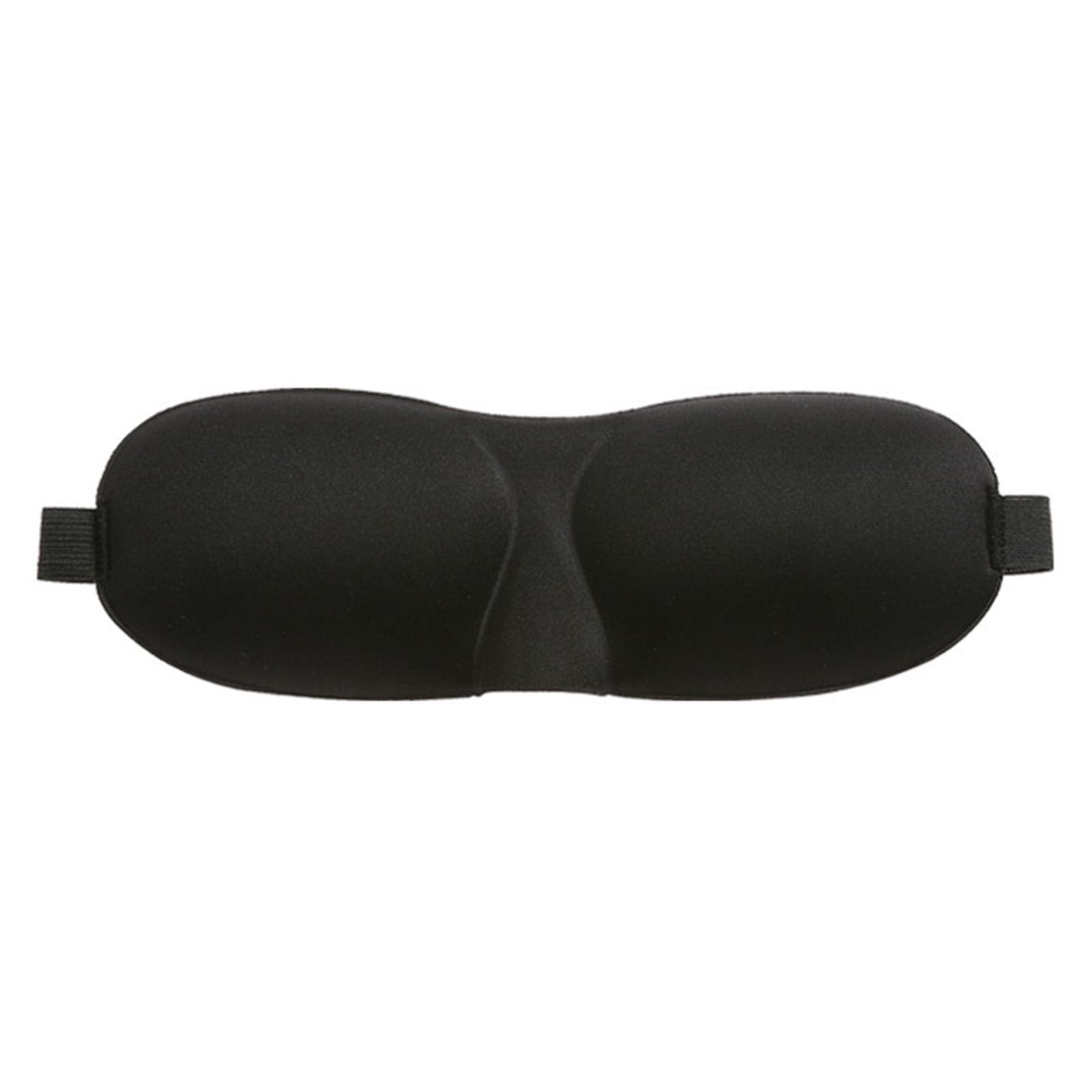 Antifaz para Dormir, Mascara de Dormir de Seda Ultrasuave Antifaces, con Correa Ajustable para viajes, siestas, sueño nocturno (Negro)