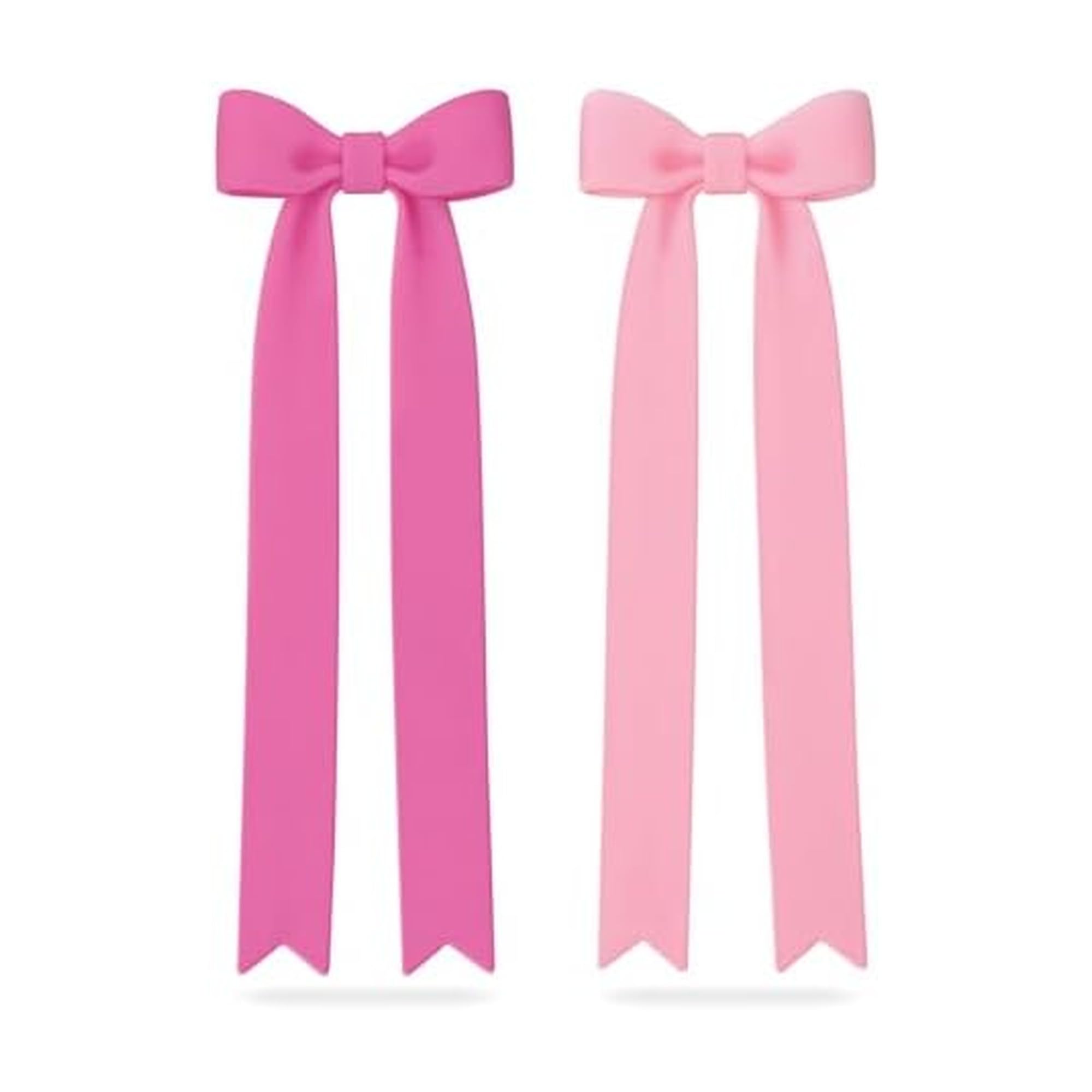 Genuine Fred Page Ties Bow Bookmarks, Set of Two, Pink, Flexible Silicone, Fun Stocking Stuffer, Gift for Book Lovers, Teachers, Back to School Coquette Aesthetic