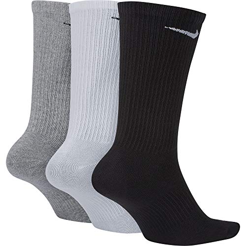 Nike Everyday Plus Lightweight Crew Socks, 3 Pair - SX6891 (Multi-Color 916, Large)2