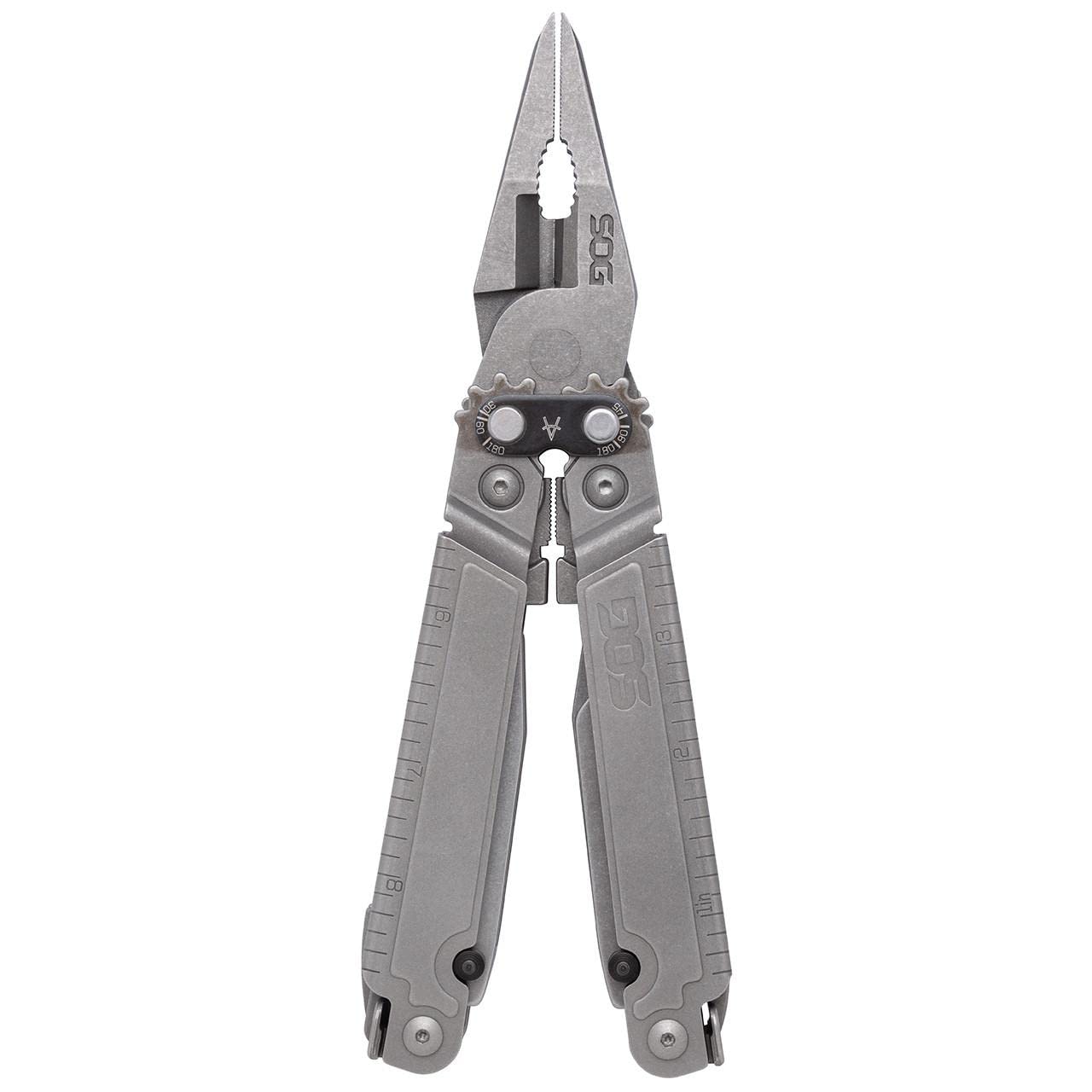 SOG Poweraccess Deluxe Sheath + HEX KIT narzędzie wielofunkcyjne, kolor srebrny, rozmiar uniwersalny