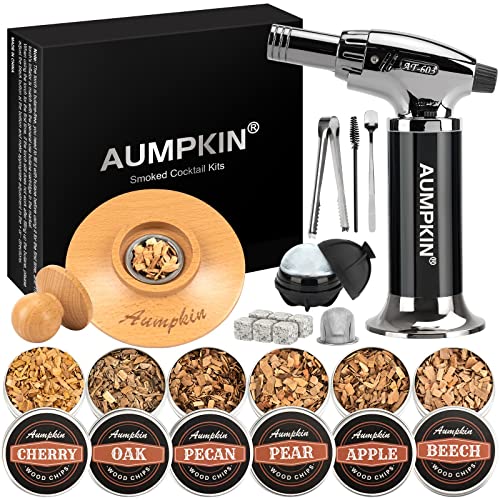 Comparison: Best Old Fashioned Kit 4 Cocktail Smoker Kit with Torch – 6 Flavors Wood Chips – Bourbon, Whiskey Smoker Infuser Kit, Old Fashioned Drink Smoker Kit, Birthday Bourbon Whiskey Gifts for Men, Dad, Husband (Without Butane)
