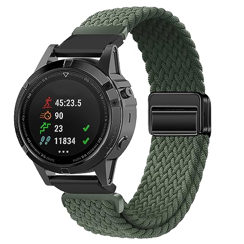 QuickFit 22mm交換バンド For GARMIN(ガーミン) Instinct Crossover,Descent G1,Forerunner 955,Forerunner 945,instinct 2,instinct,Fenix 7, Fen