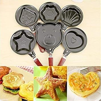 Tilak Venture Mini Non-Stick Cartoon SAPE Egg Frying Pan Black