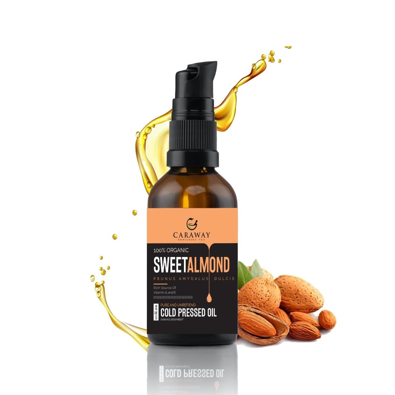 See full amazon price history chart for CARAWAY Certified Organic Almond Oil for Face - Cold Pressed Badam Rogan Oil for Baby Massage and Hair Care - Edible Grade - 50 ml CARAWAY Certified Organic Almond Oil for Face - Cold Pressed Badam Rogan Oil for Baby Massage and Hair Care - Edible Grade - 50 ml (B0CX56V8YR) Amazon Price History, Amazon Price Tracker