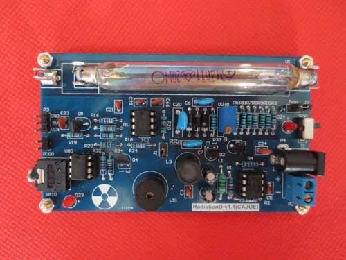 JIAN YA NA US Assembled DIY Geiger Counter Kit Nuclear Radiation Detector Arduino Tube