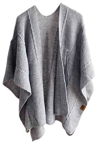 Shawl Wraps For Women Soft Knitted Cardigan Coat Poncho Wrap 2025 Fall Winter Sweater Blanket Scarf