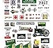 Woodland Scenics Assorted Logos & Advertising Signs Dry Transfer Decals