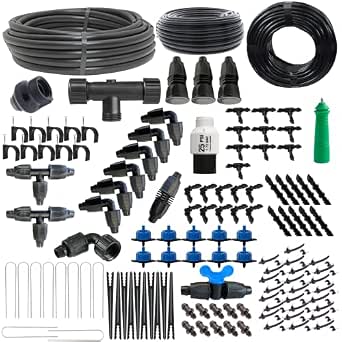 Drip Depot Drip Irrigation Kit for Raised Bed Gardening - Basic - 2 Raised Beds