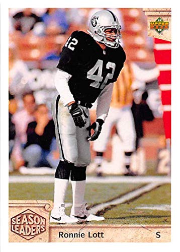 1992 Upper Deck #307 Ronnie Lott Los Angeles Raiders SL NFL Football Card NM-MT