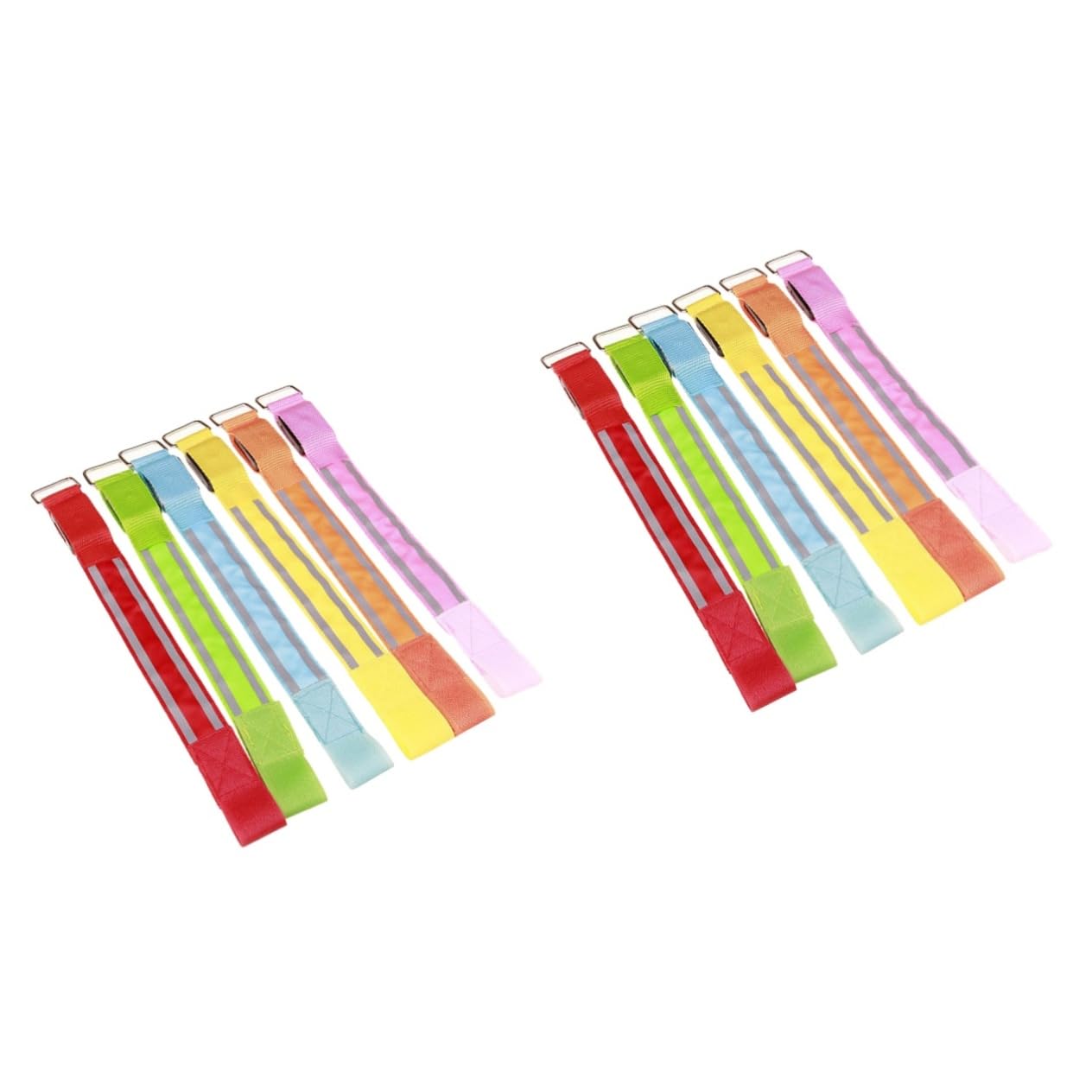 TOYANDONA 2 Ensembles Bracelet LED Réfléchissant Brassard pour Course De Jogging Cyclisme Sports Extérieurs Couleur Aléatoire Couleur Aléatoire 6 Pièces * 2