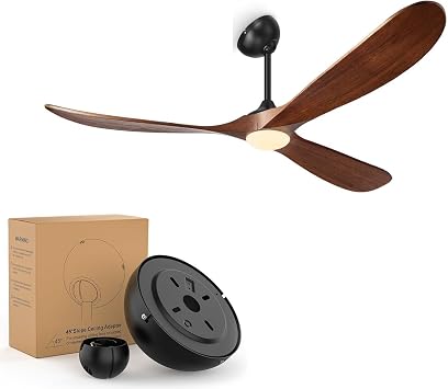 Haipeel 52 Inch Ceiling Fan + Sloped Ceiling Adapter