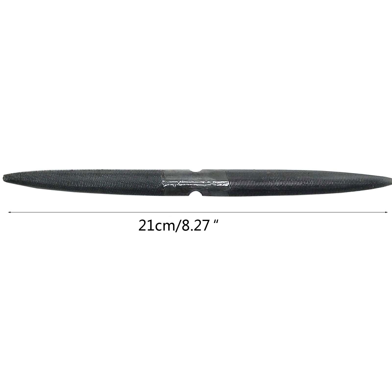 Lima per gioielli in cera semicircolare a doppia estremità, 20,3 cm, strumento per intaglio e archiviazione
