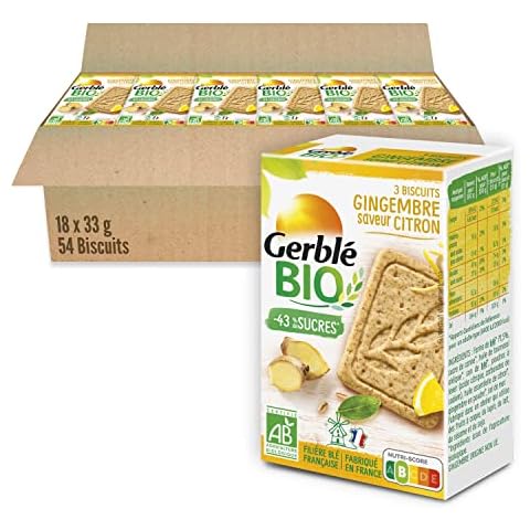 Gerblé BIO Biscuits Gingembre Citron Cover