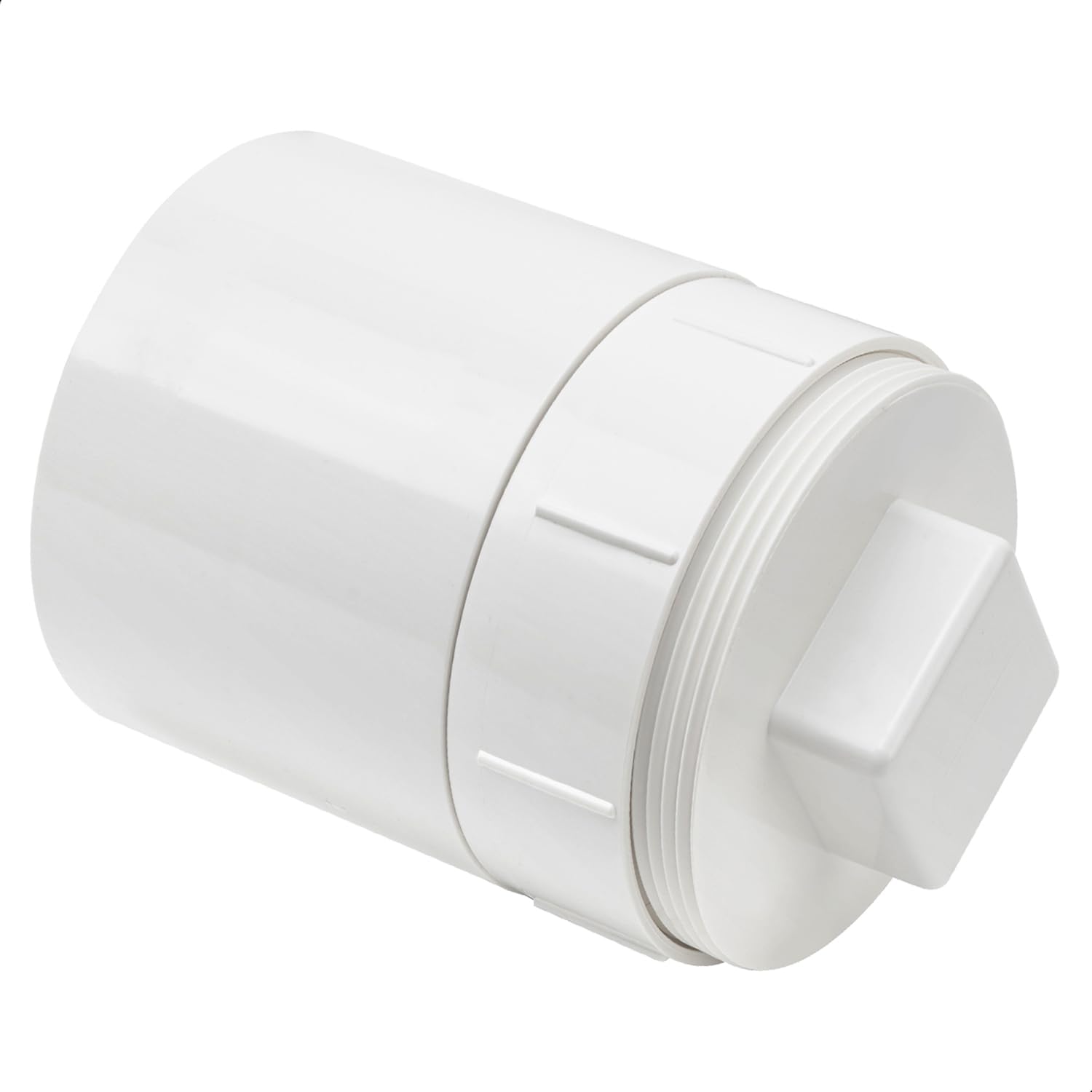 Adaptador de limpieza de alcantarillado de PVC de 6 pulgadas con ajuste de tubería de enchufe, tapa de limpieza de alcantarillado DWV para sistema de tuberías de drenaje