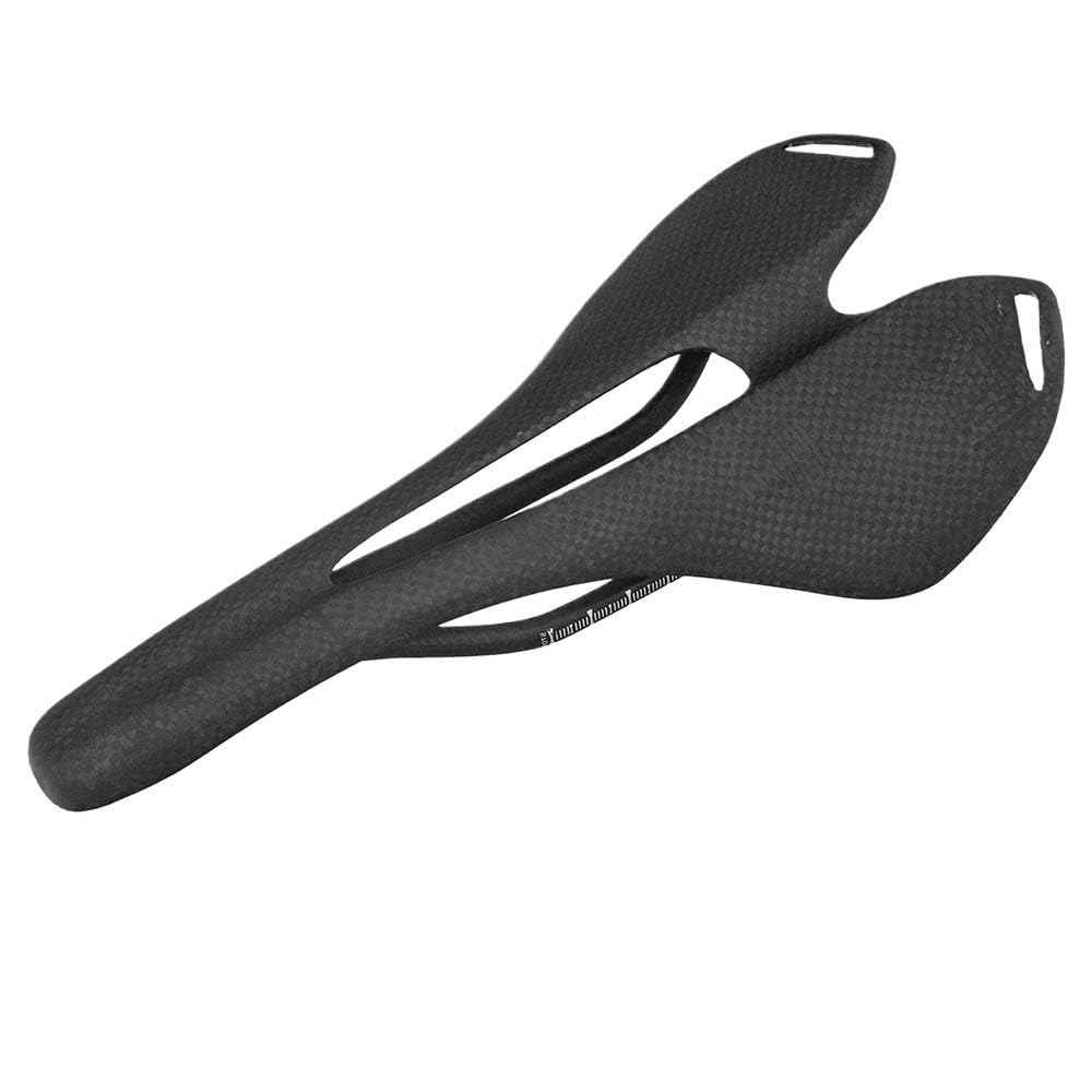 VFdthR Bike Seat MTB/Road Bicycle Carbon Fiber Ultralight Saddle Bike Riding Seat Cushion(Black Glossy)
