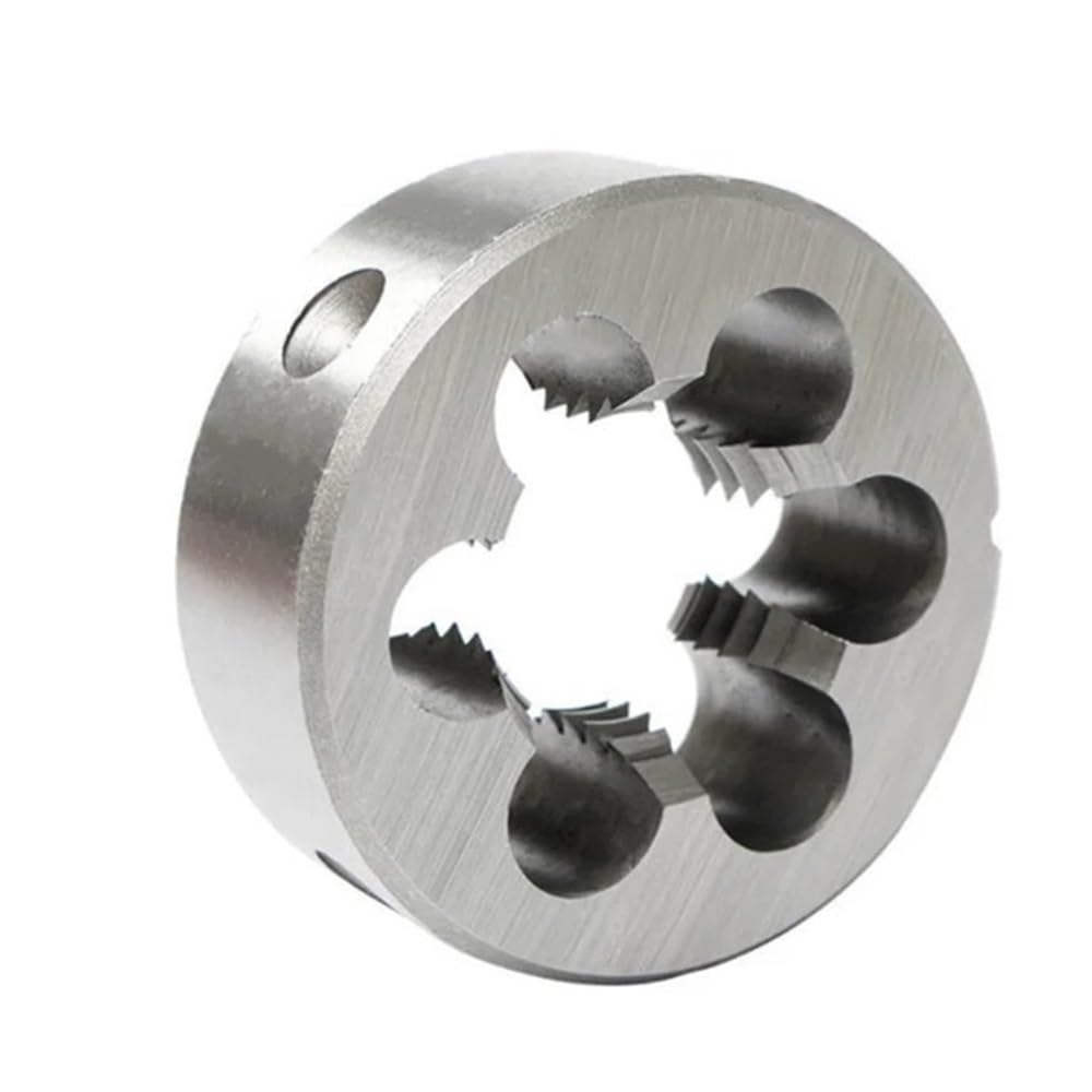 Fbanulpex One Color Metric Tap And Die Set，Round Threading Die Machine Hand Tools，Metric Round Threading Die(M23x0.5)
