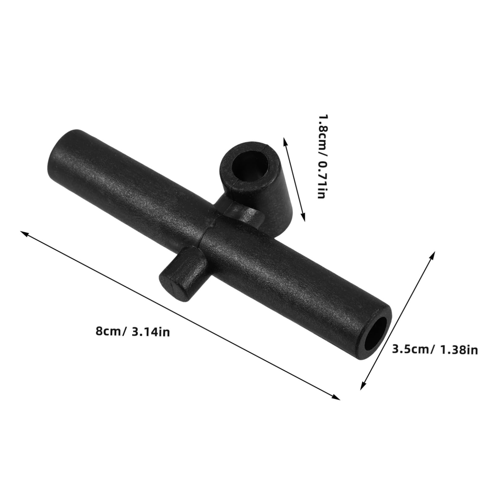 Gogogmee 1 Set Kite Frame Connectors Plastic Tee Connectors Support Rods for Kite Building Angled Straight Parts for Enhanced Stability Compatible